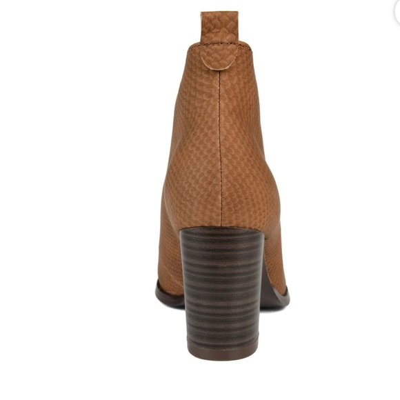New Journee Collection Bellamy Tan Bootie Size 10 New In Box - Picture 7 of 15